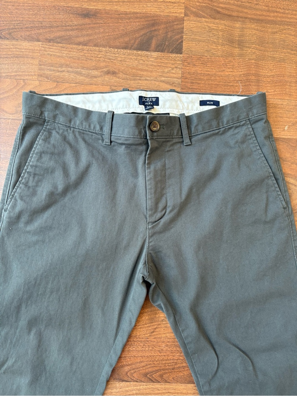 J. Crew Slim Grey Chino Pants